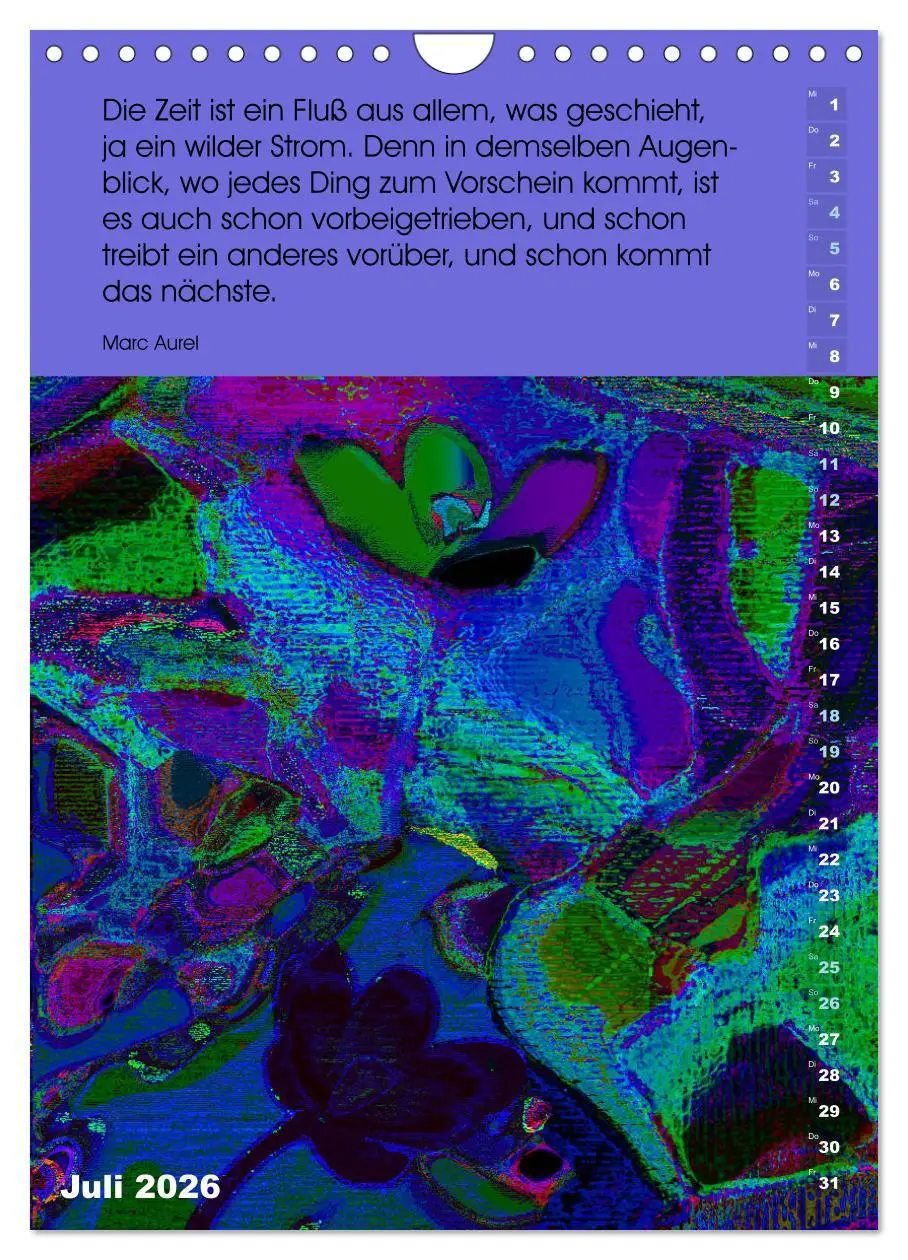 Bild: 9783516392937 | Philosophische Inspirationen Wandkalender 2026 (Wandkalender 2026...