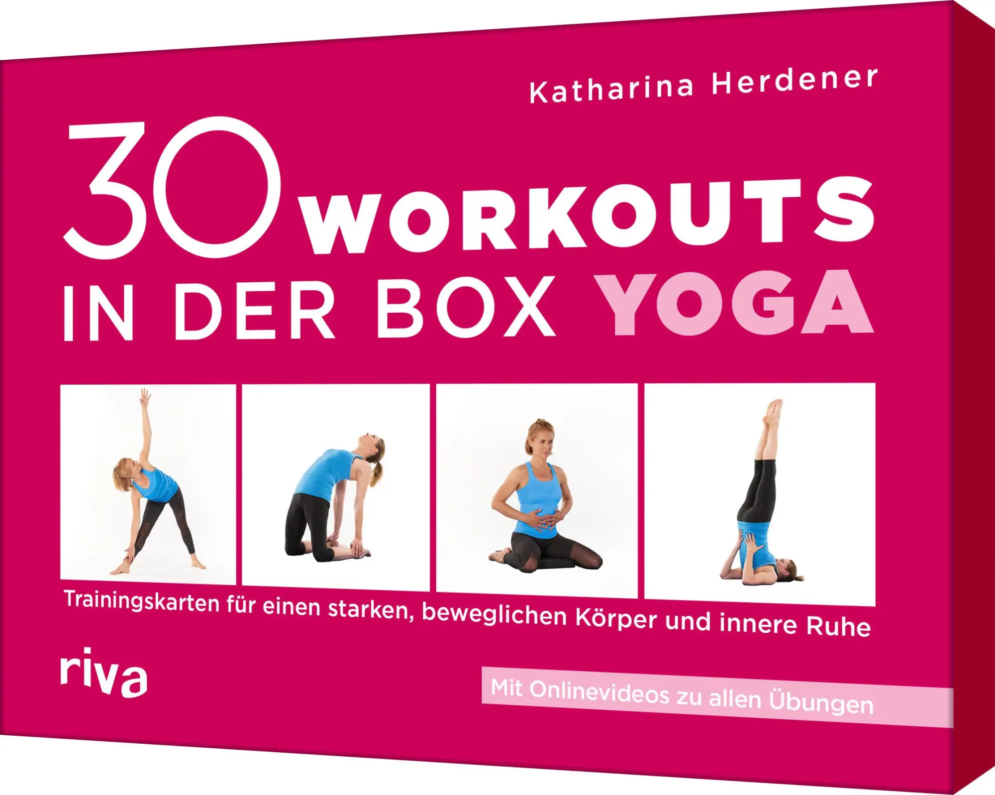 Cover: 9783742322937 | 30 Workouts in der Box - Yoga | Katharina Herdener | Box | 30 Workouts