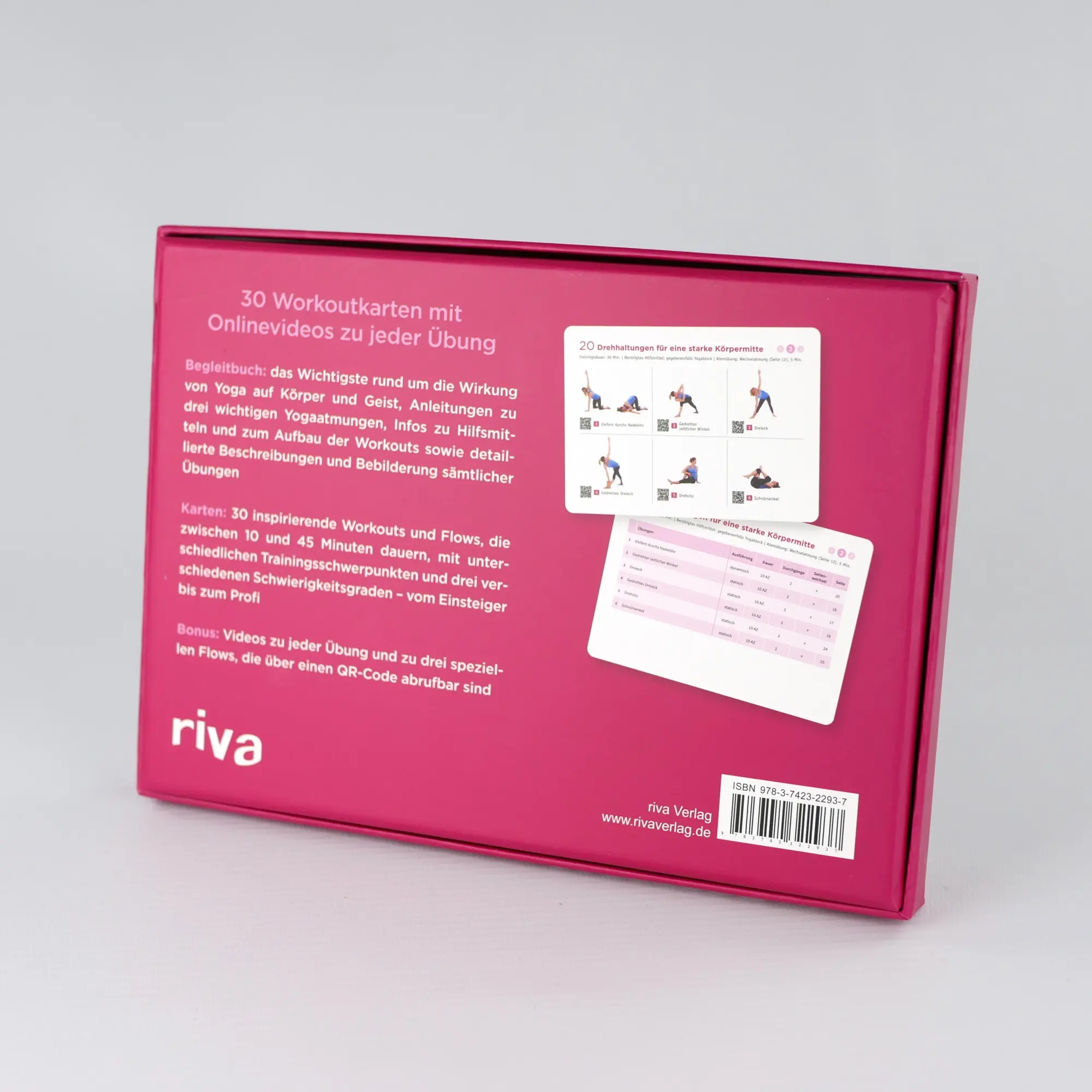 Bild: 9783742322937 | 30 Workouts in der Box - Yoga | Katharina Herdener | Box | 30 Workouts