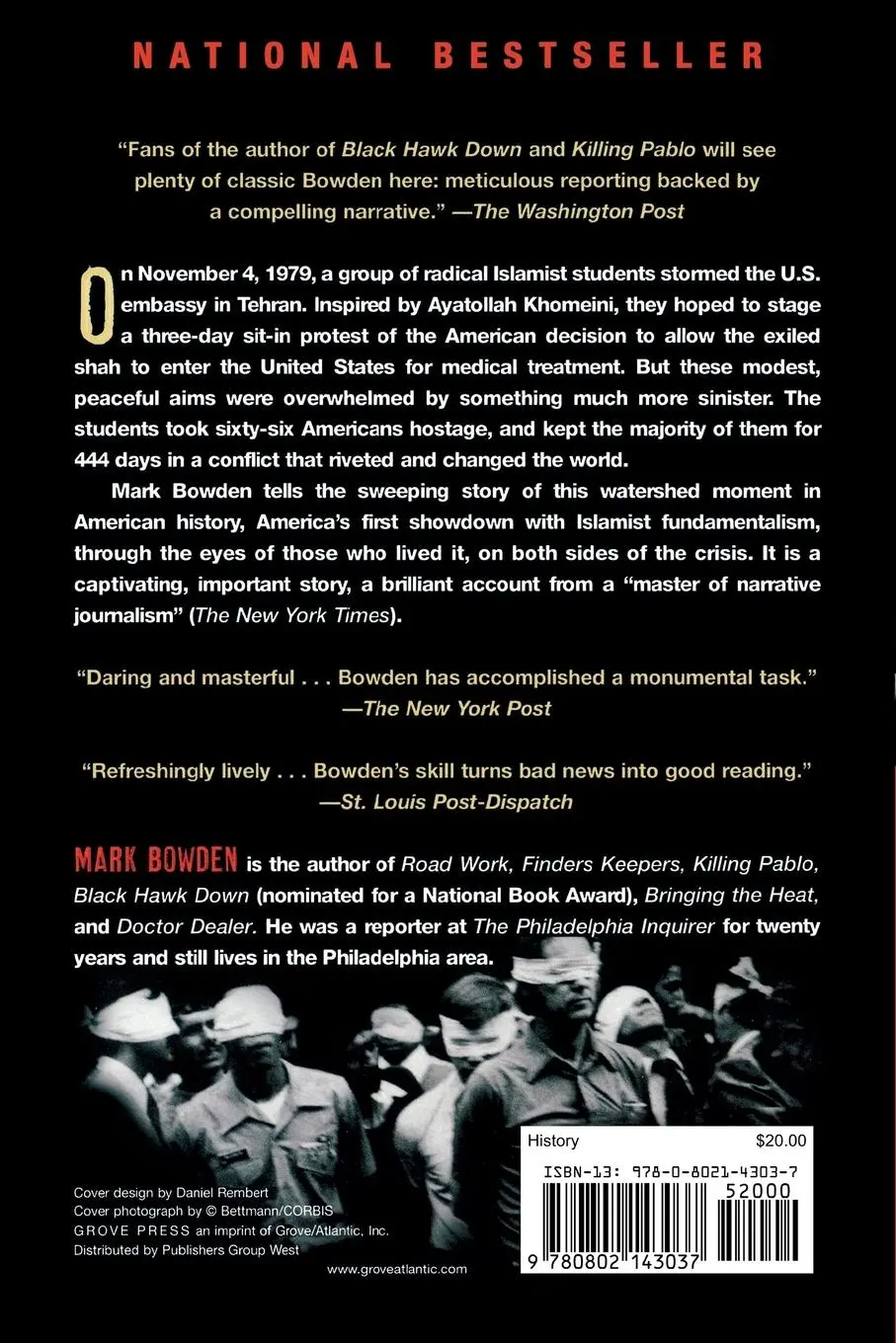Rückseite: 9780802143037 | Guests of the Ayatollah | Mark Bowden | Taschenbuch | Englisch | 2007