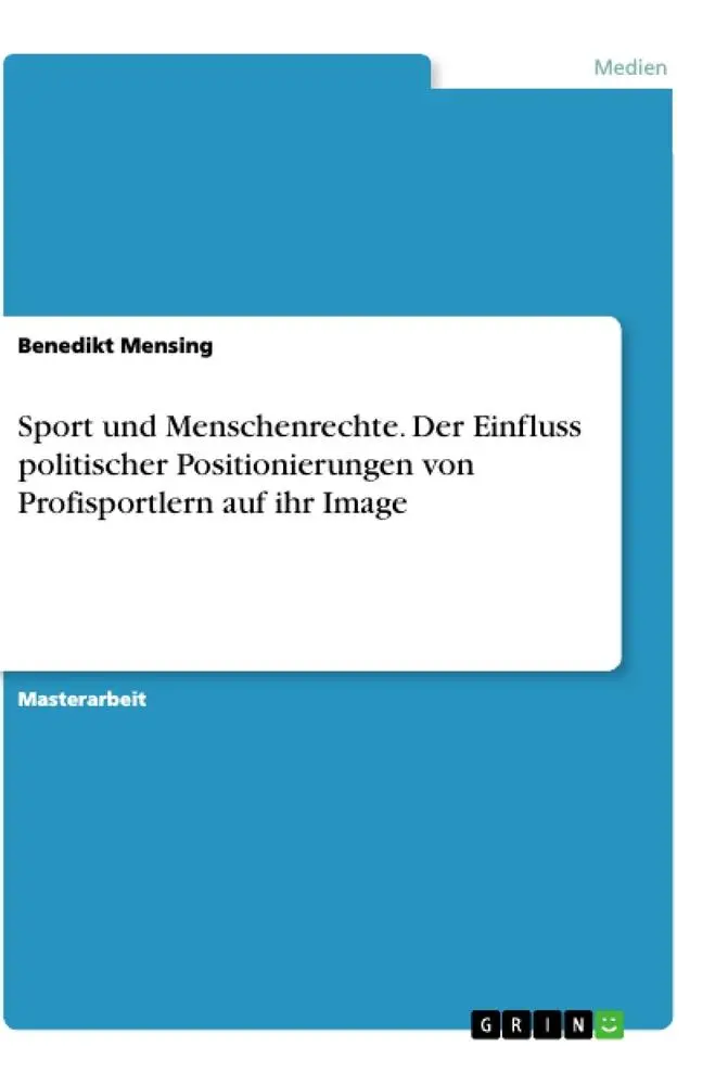 Cover: 9783346143037 | Sport und Menschenrechte.Der Einfluss politischer Positionierungen...