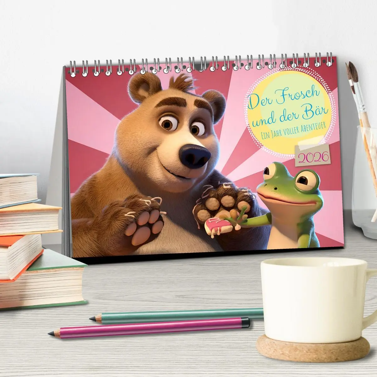 Bild: 9783457333037 | Der Frosch und der Bär - Ein Jahr voller Abenteuer (Tischkalender...