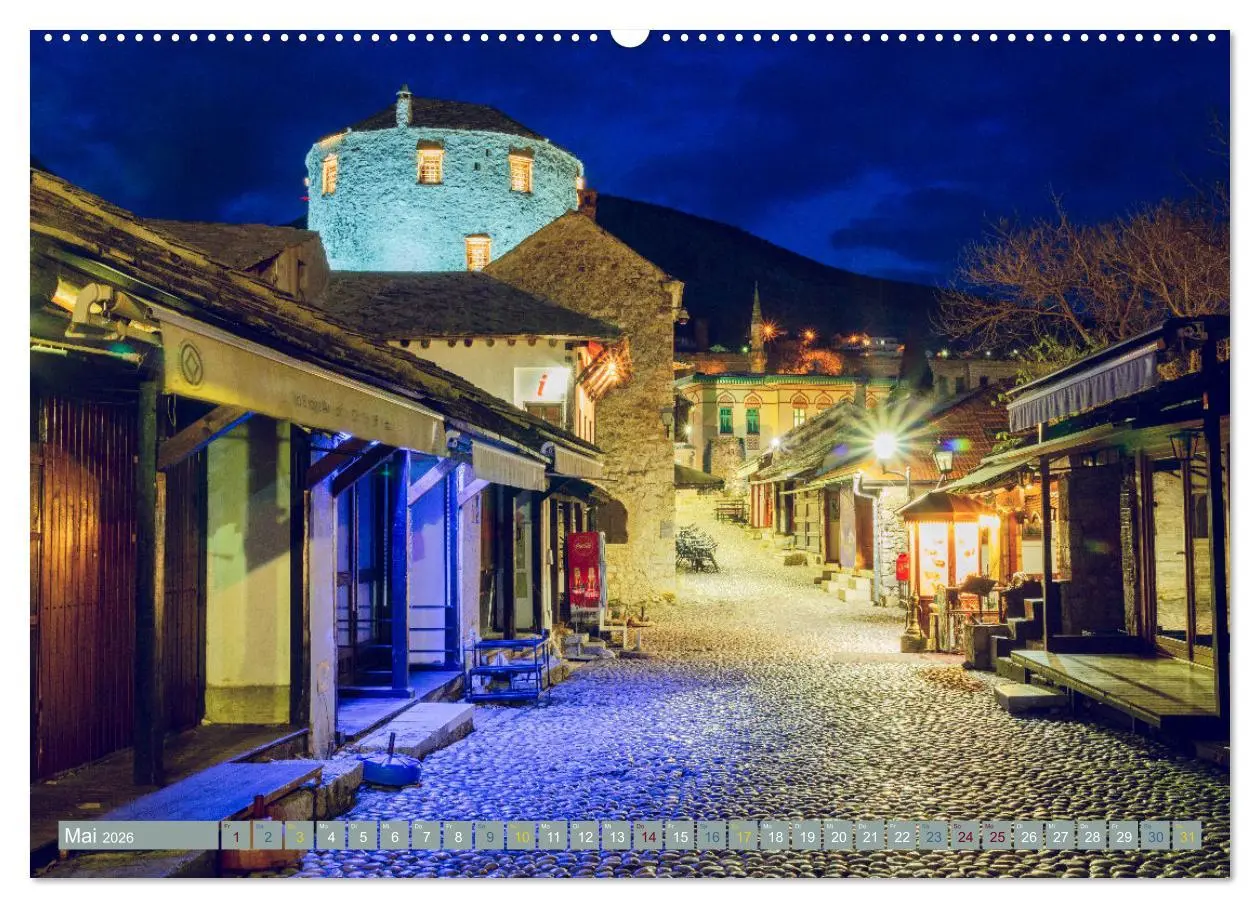 Bild: 9783457403037 | Die Altstadt von Mostar (Wandkalender 2026 DIN A2 quer), CALVENDO...