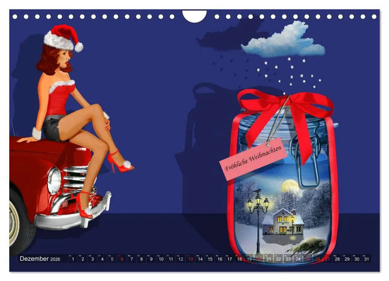 Bild: 9783516043037 | Pin-Up Girls und Oldtimer by Mausopardia (Wandkalender 2026 DIN A4...