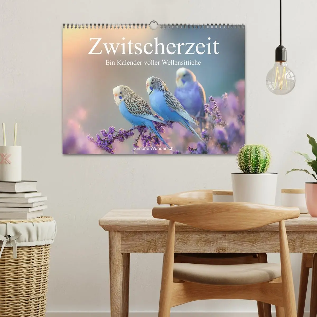 Bild: 9783516593037 | Zwitscherzeit - Ein Kalender voller Wellensittiche (Wandkalender...