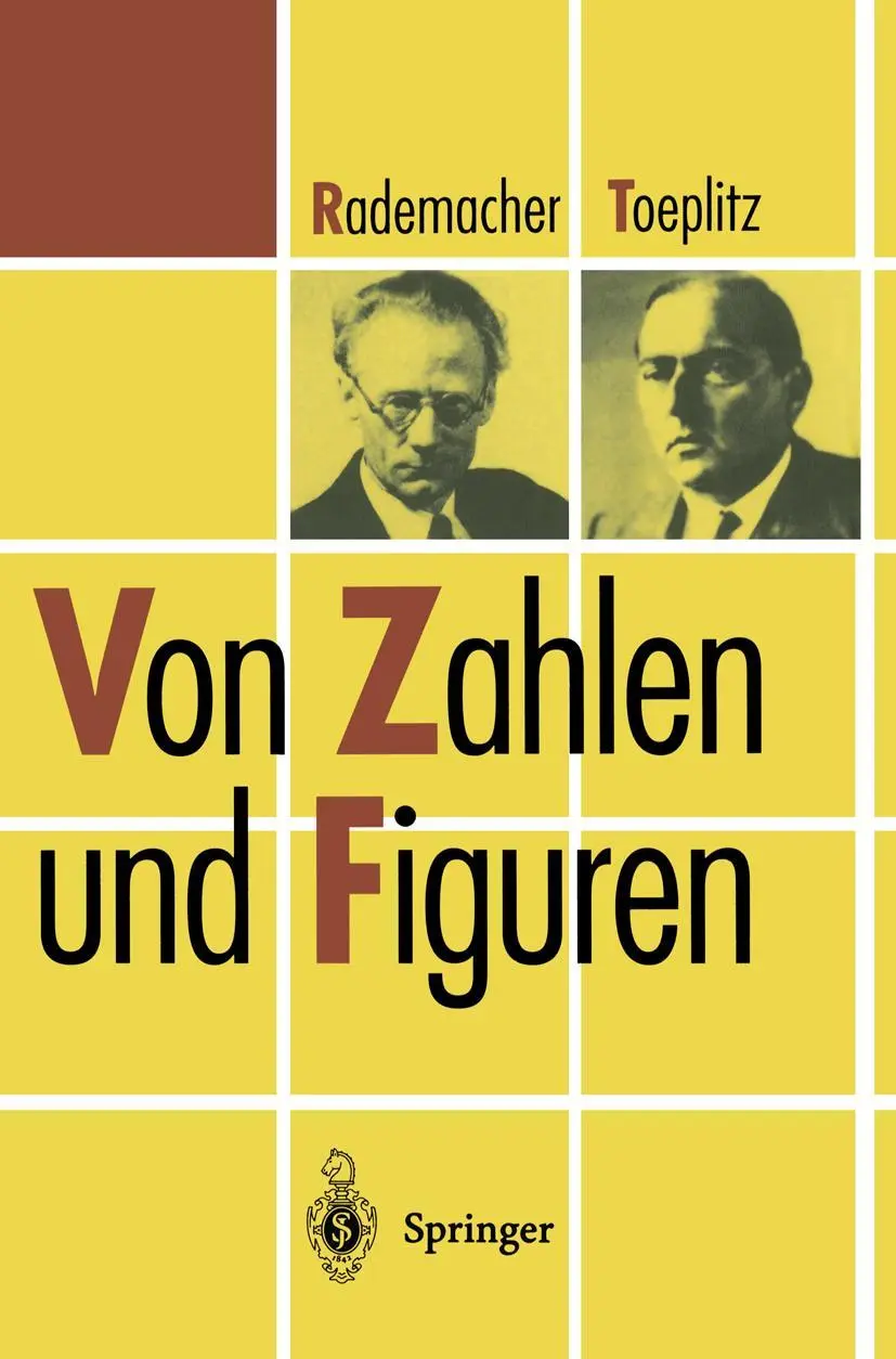 Cover: 9783540633037 | Von Zahlen und Figuren | Otto Toeplitz (u. a.) | Buch | xi | Deutsch Cover: 9783540633037 | Von Zahlen und Figuren | Otto Toeplitz (u. a.) | Buch | xi | Deutsch