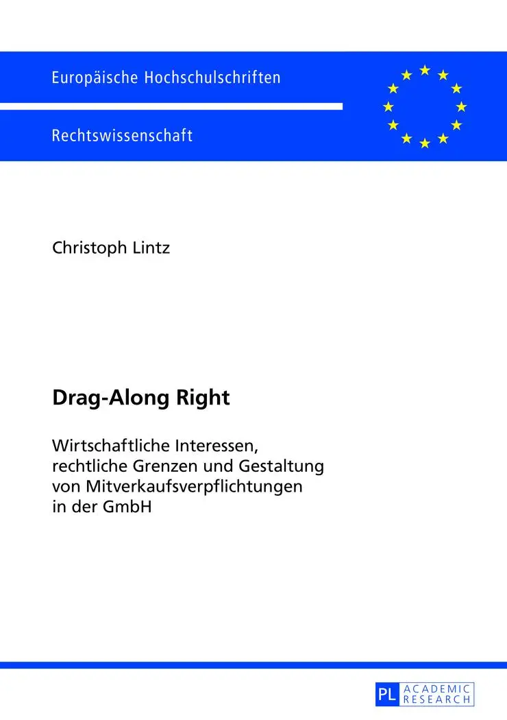 Cover: 9783631643037 | Drag-Along Right | Christoph Lintz | Taschenbuch | Deutsch | 2013