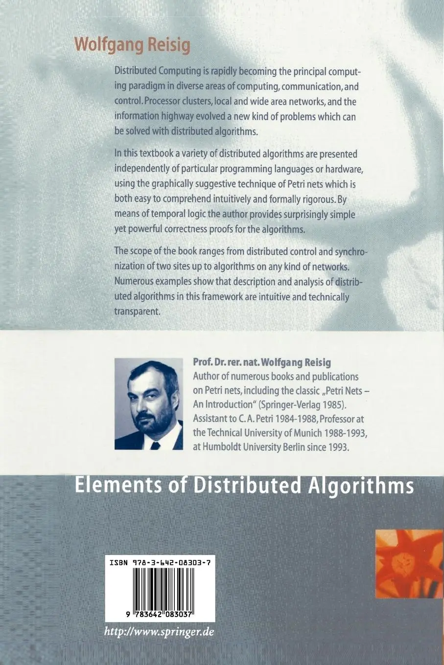 Rückseite: 9783642083037 | Elements of Distributed Algorithms | Wolfgang Reisig | Taschenbuch