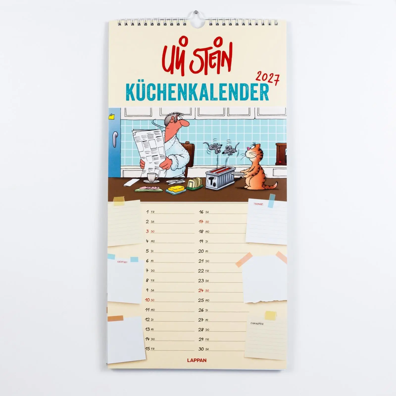 Bild: 9783830323037 | Uli Stein Küchenkalender 2027: Monatskalender für die Wand | Uli Stein