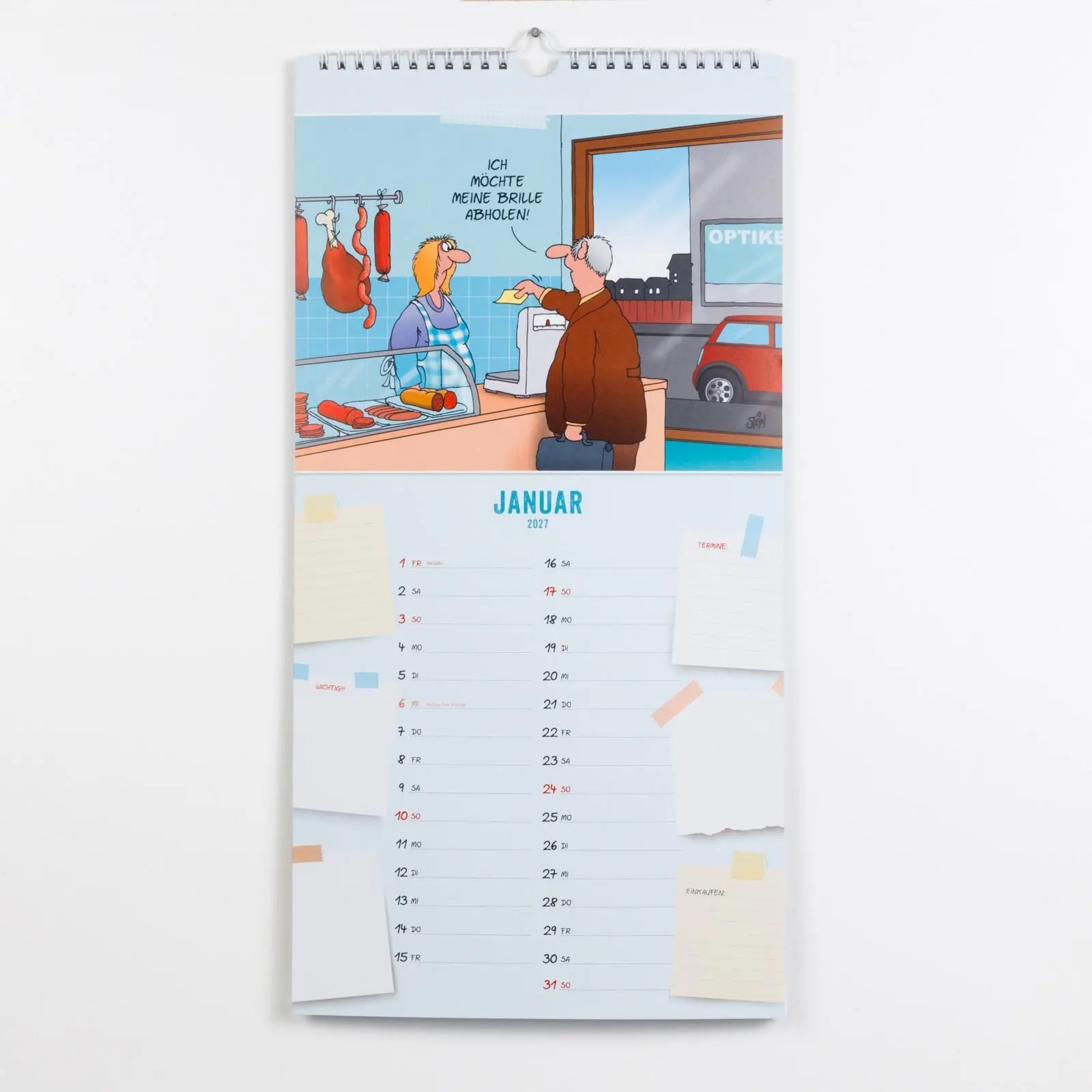 Bild: 9783830323037 | Uli Stein Küchenkalender 2027: Monatskalender für die Wand | Uli Stein