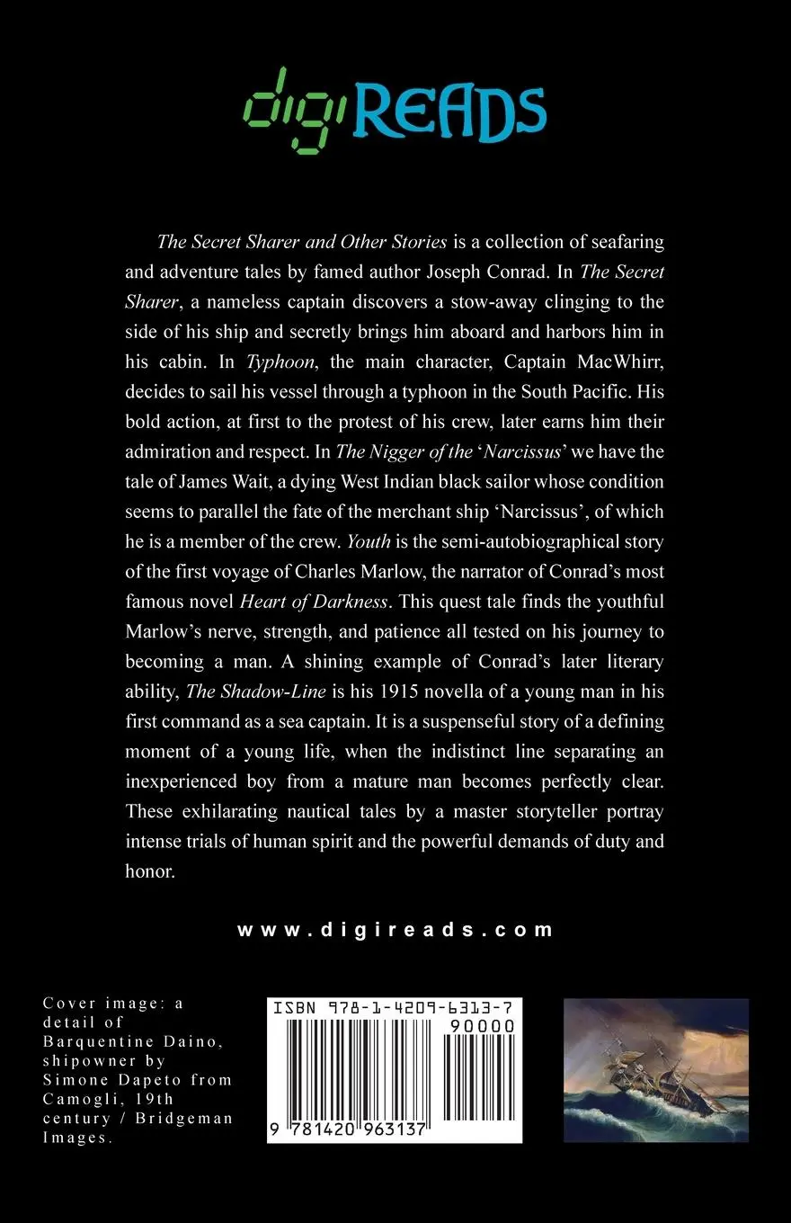 Rückseite: 9781420963137 | The Secret Sharer and Other Stories | Joseph Conrad | Taschenbuch