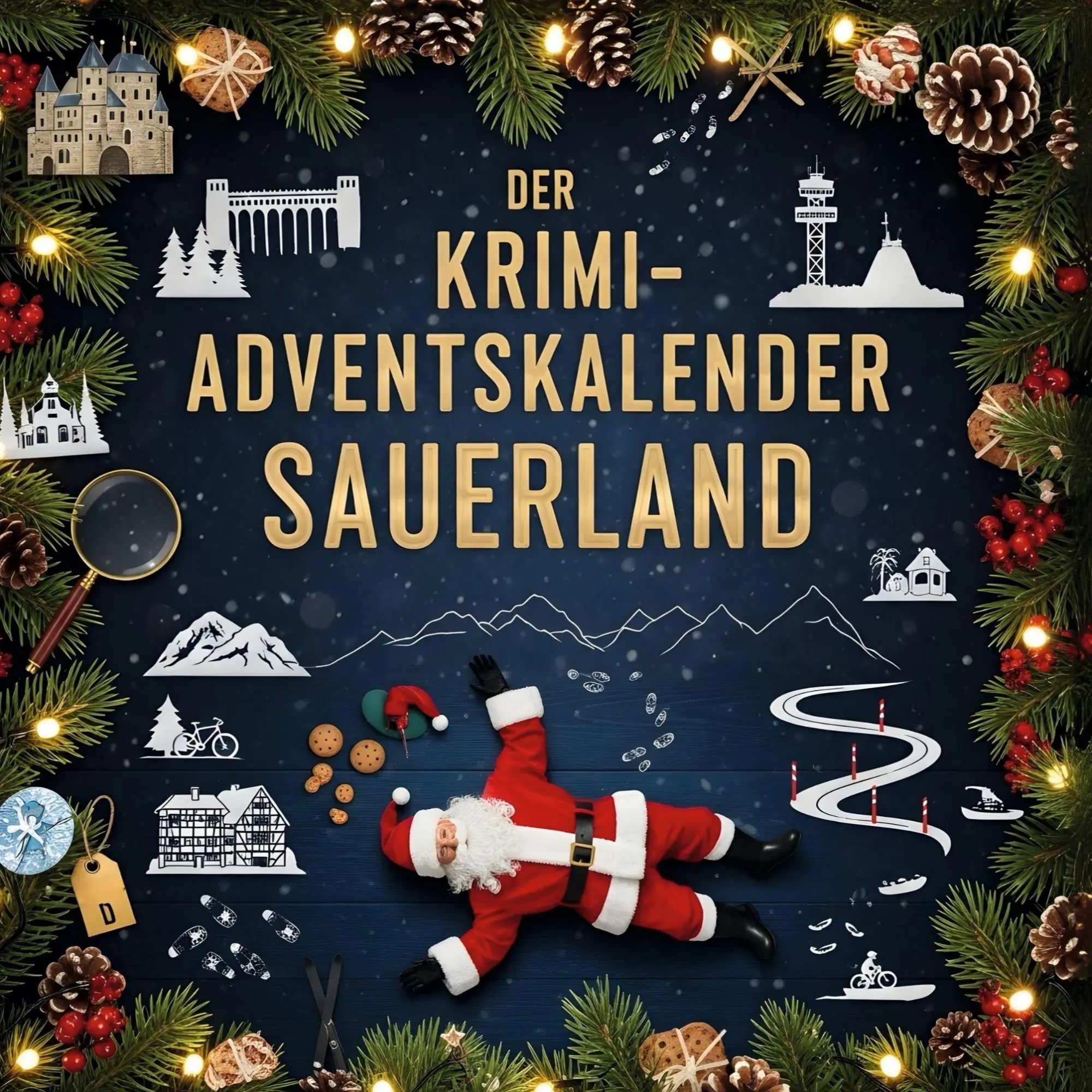 Cover: 9783695303137 | Der Krimi-Adventskalender Sauerland | Mordsverdächtig in 24 Akten