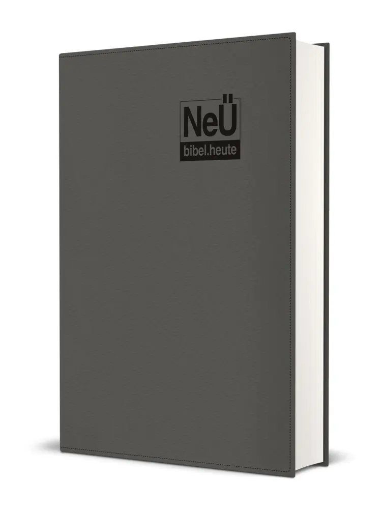 Cover: 9783863533137 | NeÜ bibel. heute Standardausgabe | Kunstleder Grau | Vanheiden | Buch
