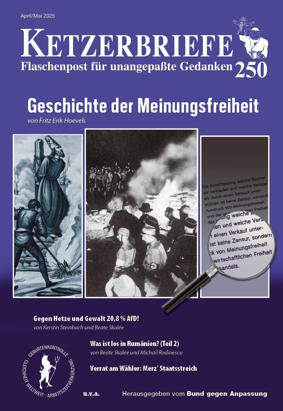 Cover: 9783894843137 | Geschichte der Meinungsfreiheit | Joachim Füseter (u. a.) | Buch