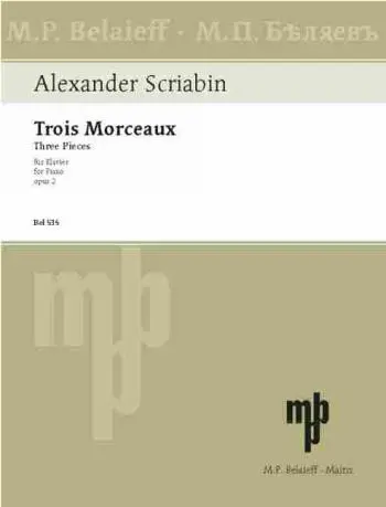Cover: 9790203003137 | Trois Morceaux op. 2 | Alexander Skrjabin | Buch | EAN 9790203003137