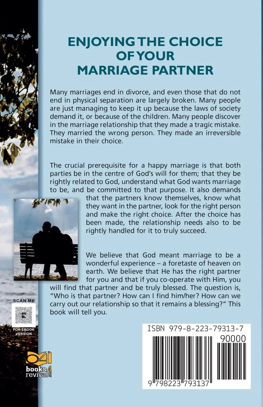 Rückseite: 9798223793137 | Enjoying The Choice of Your Marriage Partner | Zacharias Tanee Fomum
