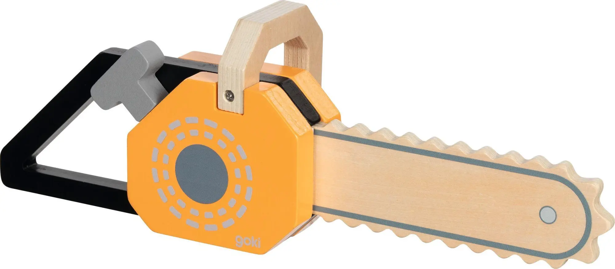 Cover: 4013594583237 | Kettensäge mit Geräusch | 33,5 x 7,6 x 11 cm, Holz, per Stück | 58323