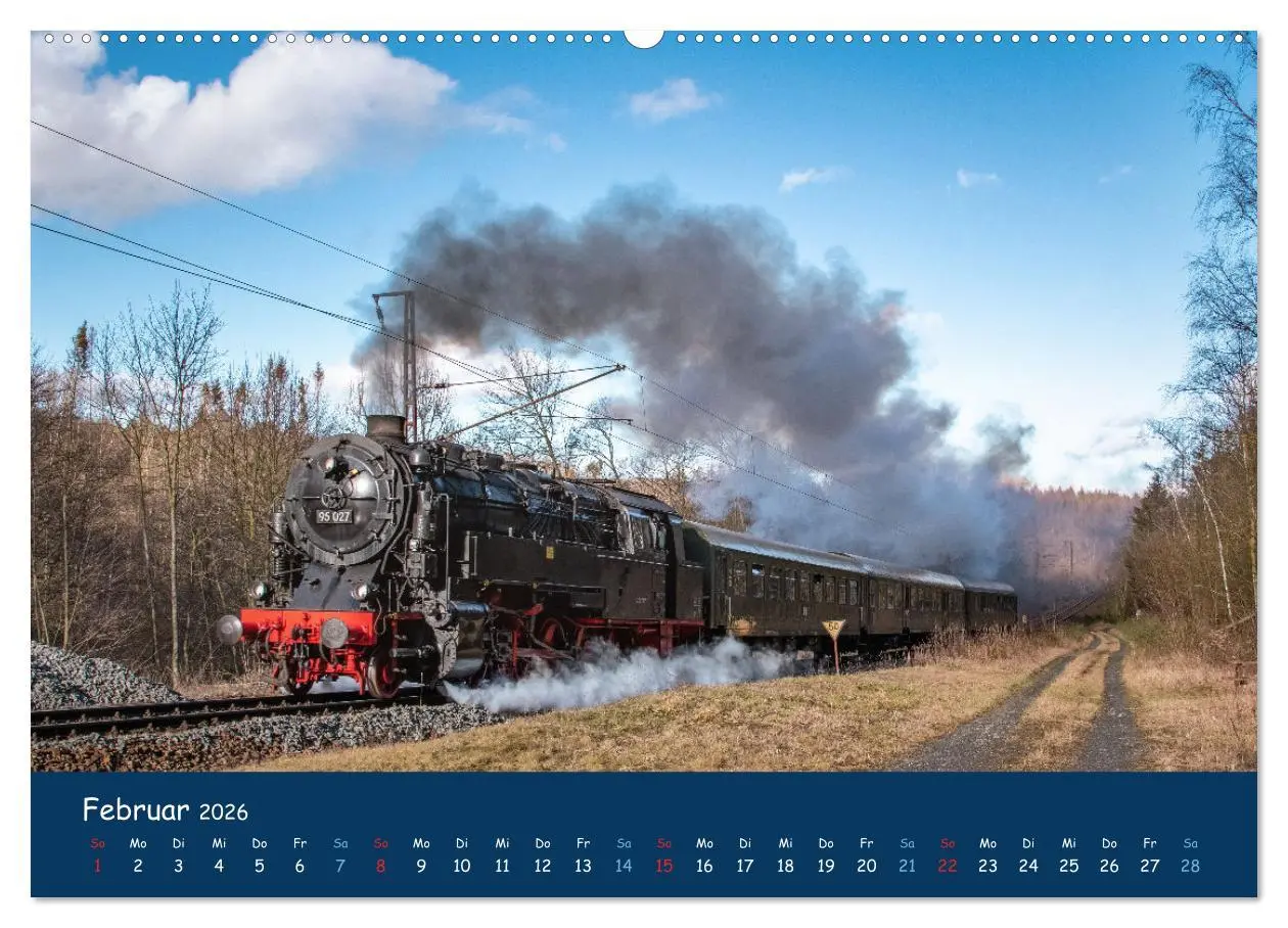 Bild: 9783457623237 | Unter Dampf im Osten (Wandkalender 2026 DIN A2 quer), CALVENDO...