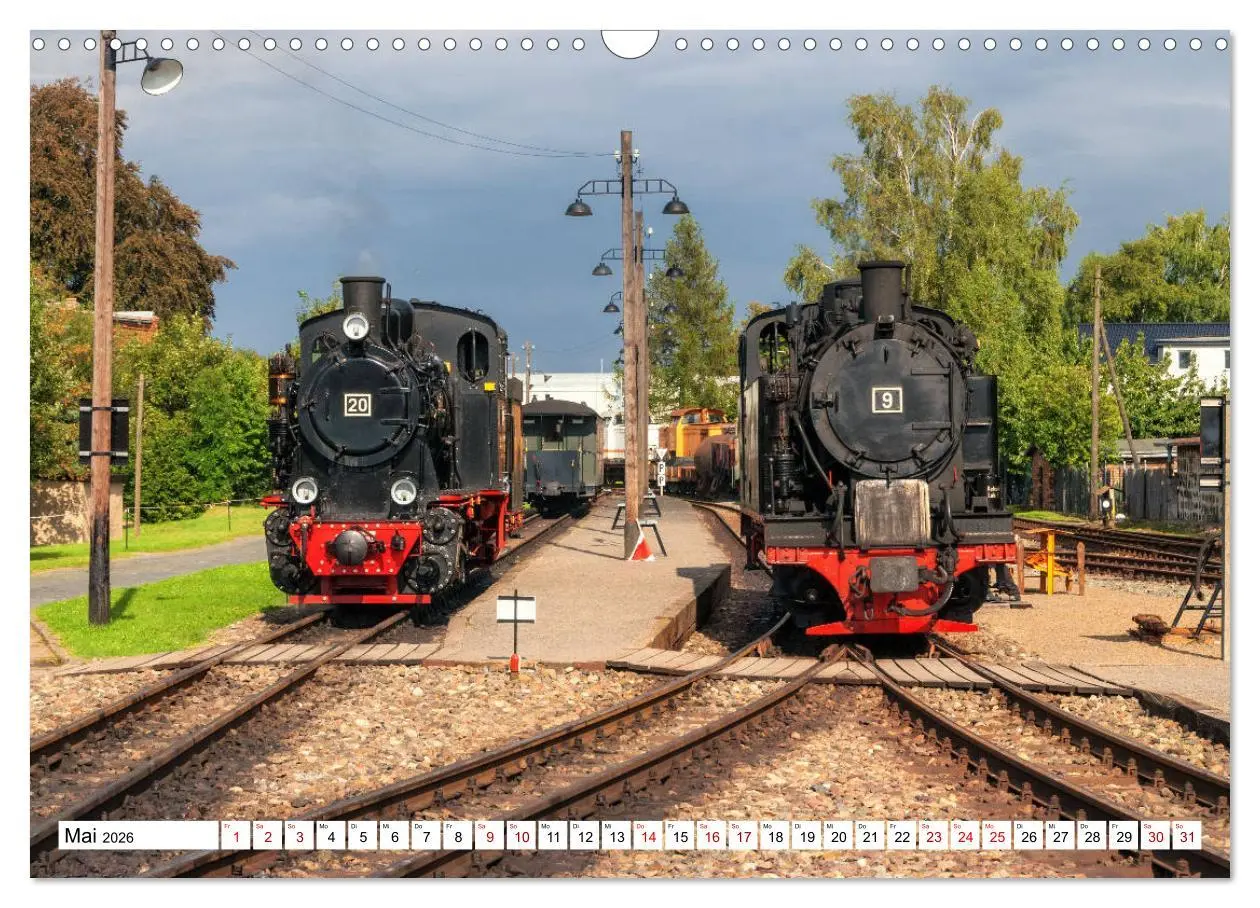 Bild: 9783457863237 | Mansfelder Bergwerksbahn (Wandkalender 2026 DIN A3 quer), CALVENDO...