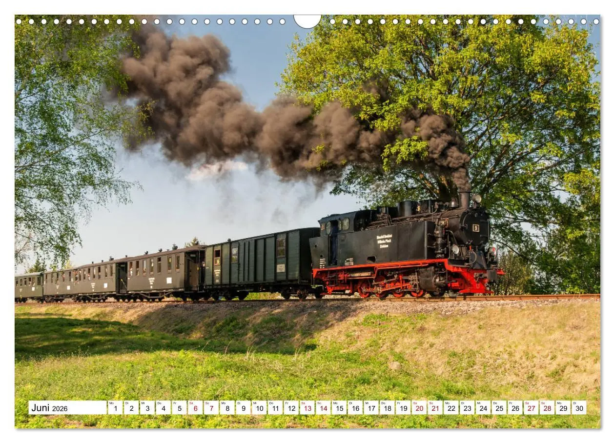 Bild: 9783457863237 | Mansfelder Bergwerksbahn (Wandkalender 2026 DIN A3 quer), CALVENDO...
