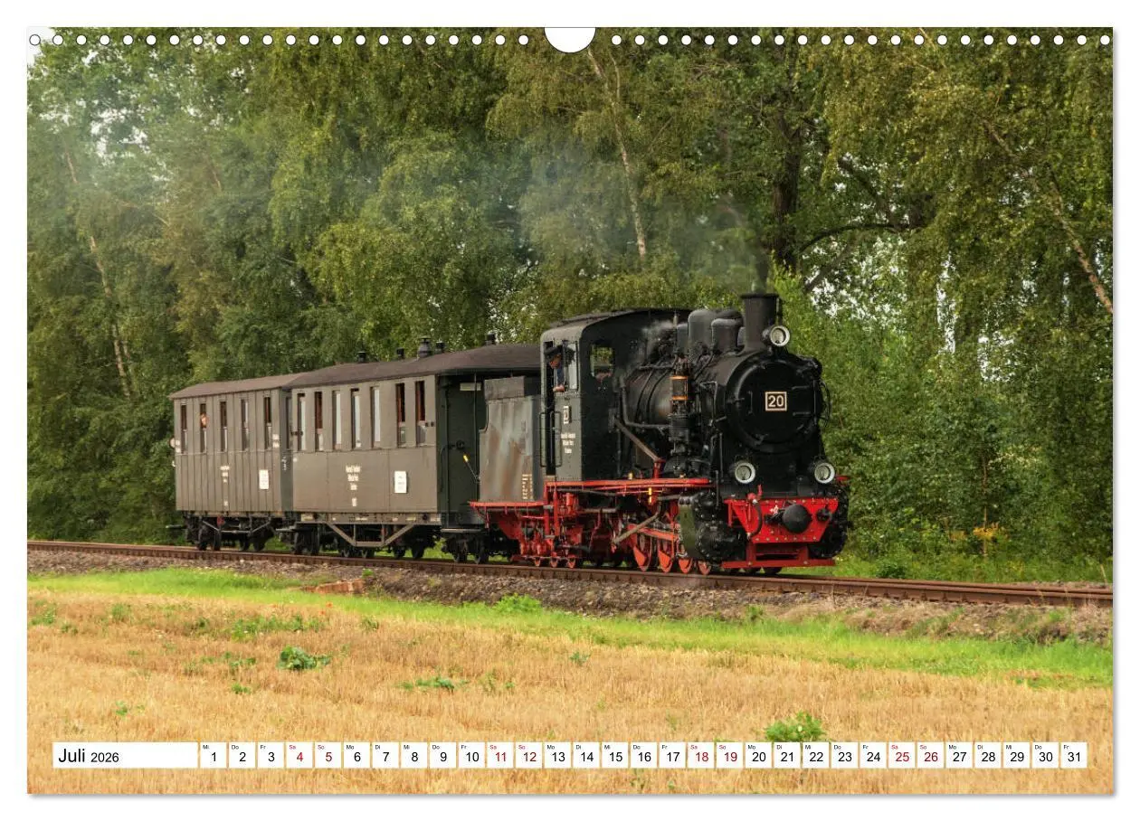 Bild: 9783457863237 | Mansfelder Bergwerksbahn (Wandkalender 2026 DIN A3 quer), CALVENDO...