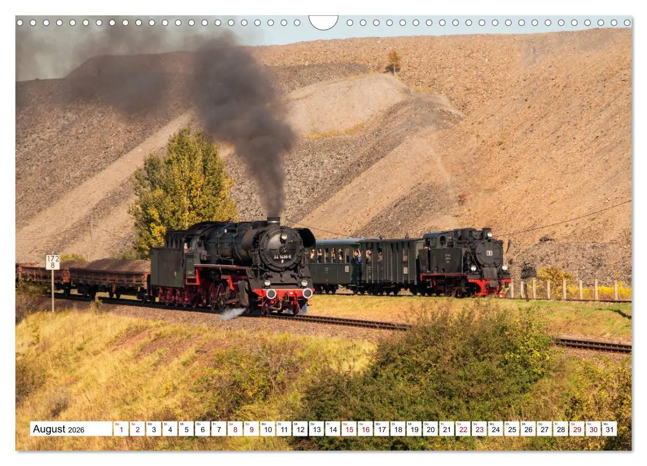 Bild: 9783457863237 | Mansfelder Bergwerksbahn (Wandkalender 2026 DIN A3 quer), CALVENDO...