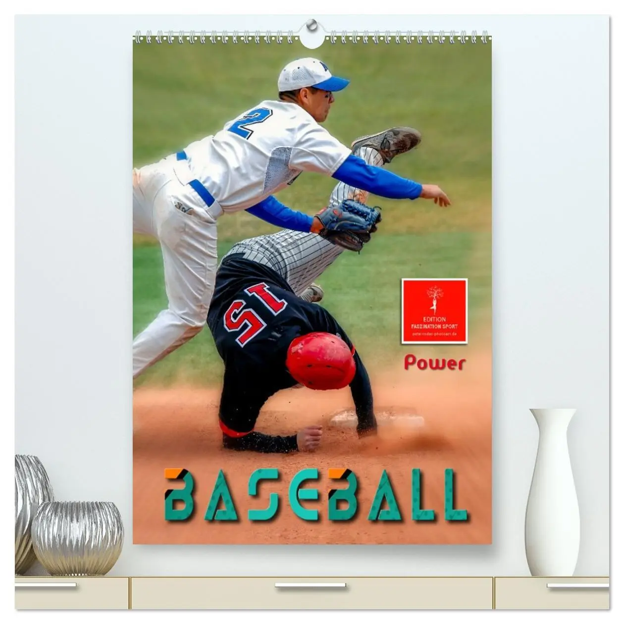 Cover: 9783516333237 | Baseball Power (hochwertiger Premium Wandkalender 2026 DIN A2...