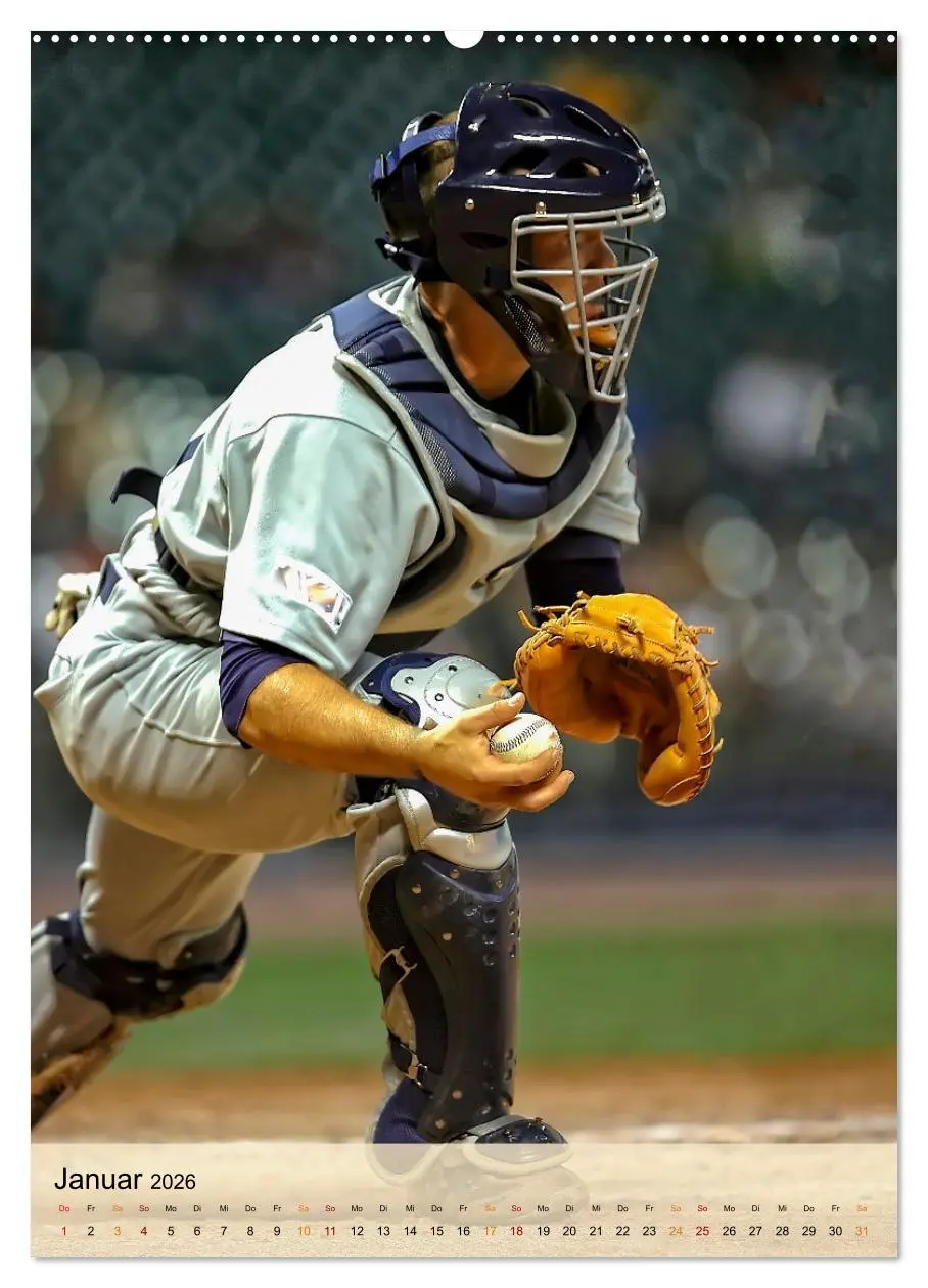 Bild: 9783516333237 | Baseball Power (hochwertiger Premium Wandkalender 2026 DIN A2...