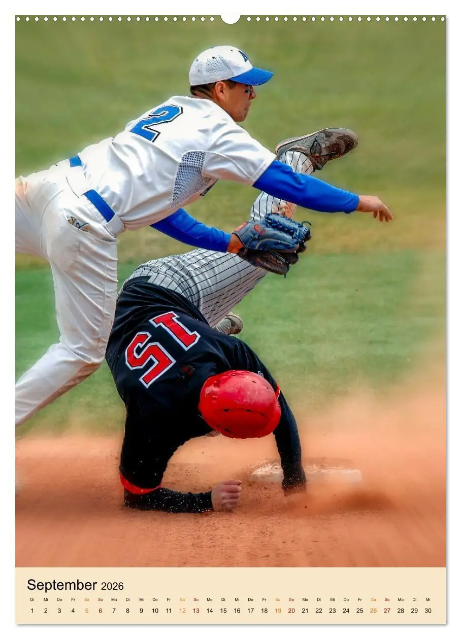 Bild: 9783516333237 | Baseball Power (hochwertiger Premium Wandkalender 2026 DIN A2...