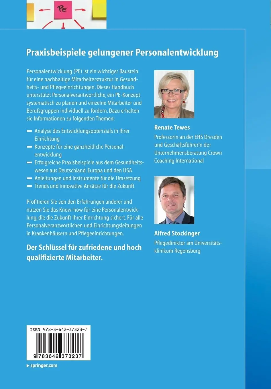 Rückseite: 9783642373237 | Personalentwicklung in Pflege- und Gesundheitseinrichtungen | Buch