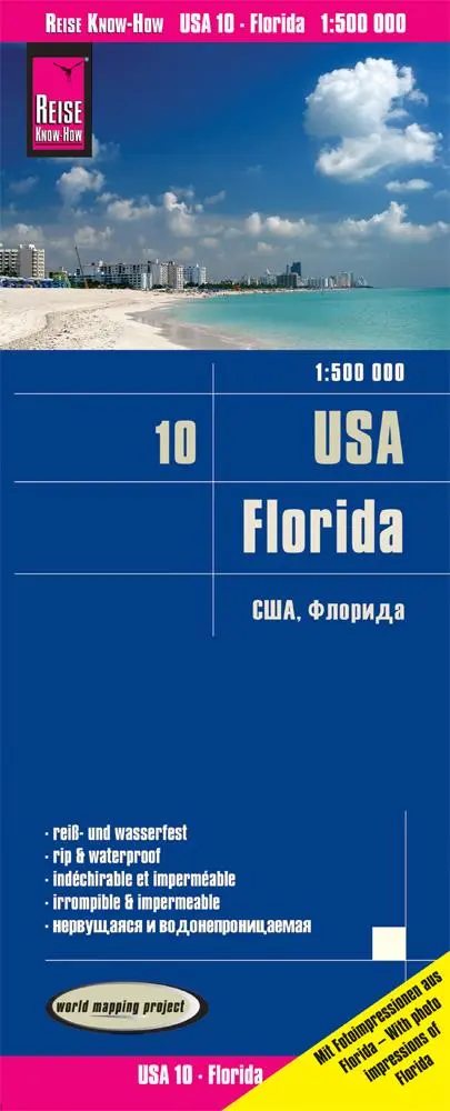 Cover: 9783831773237 | Reise Know-How Landkarte USA 10, Florida (1:500.000) | Rump | 2 S.
