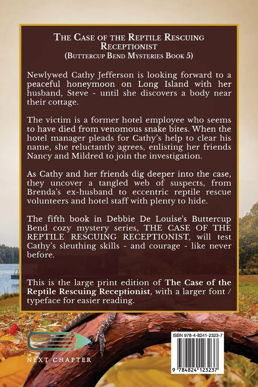Rückseite: 9784824123237 | The Case of the Reptile Rescuing Receptionist | Debbie De Louise