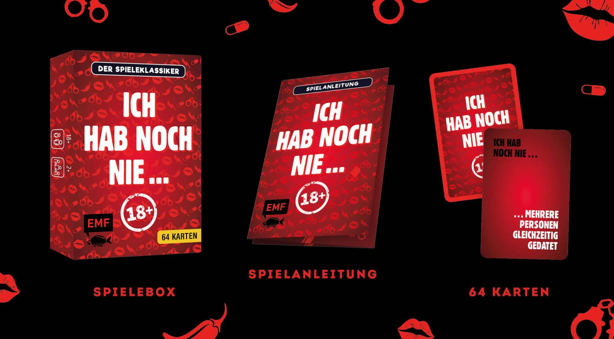 Bild: 4260478343337 | Kartenspiel: Ich hab noch nie ... - Ü18 | Spiel | 64 S. | Deutsch