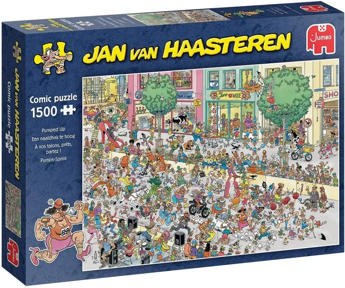 Cover: 8721017603337 | Haasteren - Pumped Up | Anzahl Teile: 1500, Comic-Puzzle | Puzzle