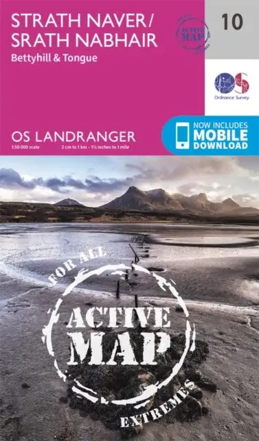 Cover: 9780319473337 | Strathnaver, Bettyhill &amp; Tongue | Ordnance Survey | (Land-)Karte