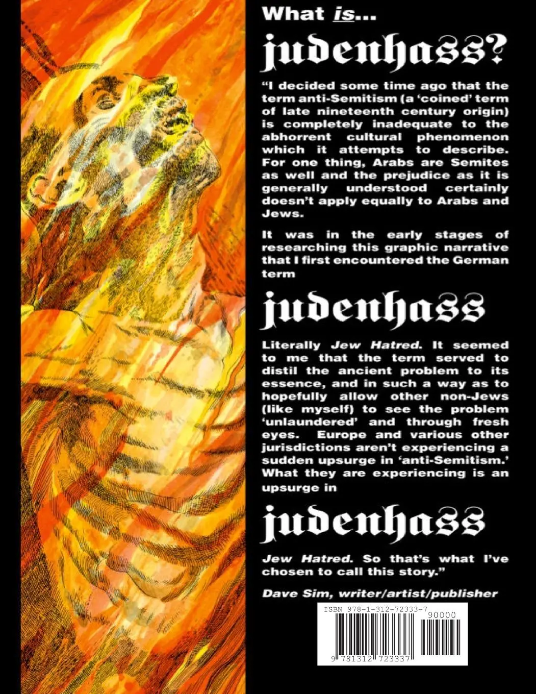 Rückseite: 9781312723337 | Judenhass | Dave Sim | Taschenbuch | Englisch | 2014 | Lulu.com