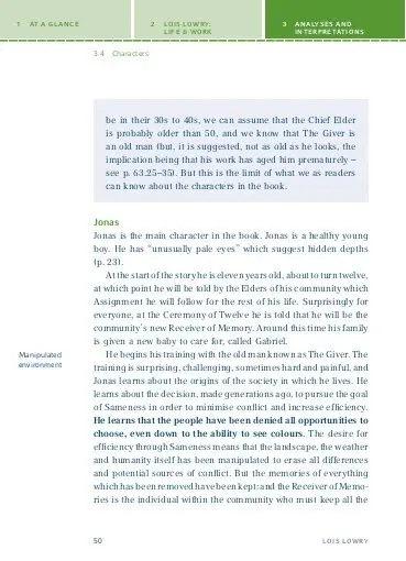 Bild: 9783129303337 | The Giver von Lois Lowry | Textanalyse und Interpretation | Lois Lowry
