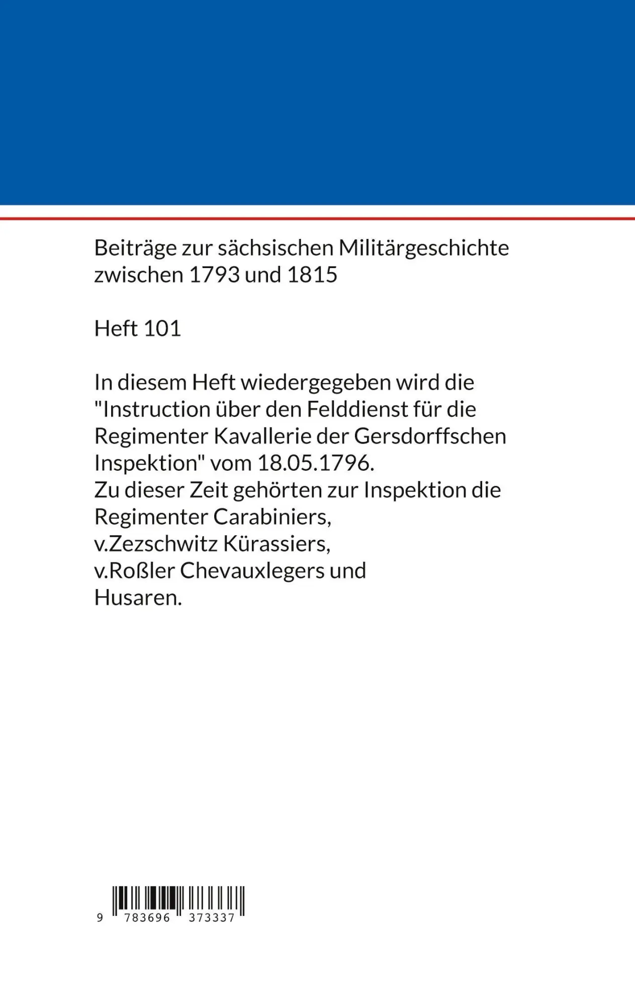 Rückseite: 9783696373337 | Instruktion | Jörg Titze | Taschenbuch | 48 S. | Deutsch | 2026