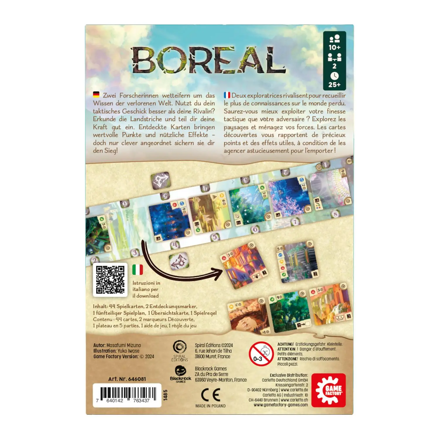Bild: 7640142763437 | GAME FACTORY - Boreal | Game Factory | Spiel | 646081 | Deutsch | 2024