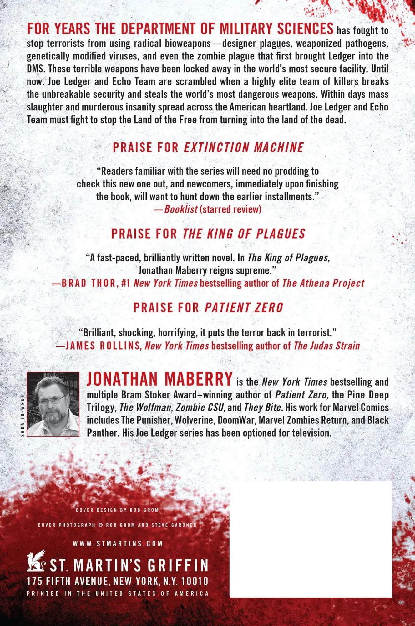 Rückseite: 9781250033437 | Code Zero | Jonathan Maberry | Taschenbuch | Kartoniert / Broschiert