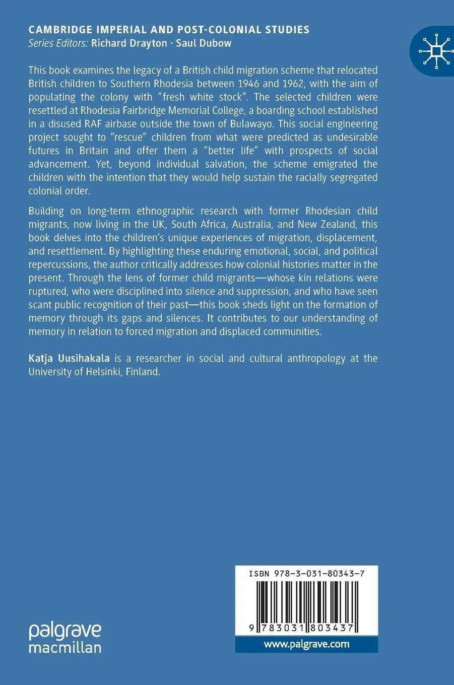 Rückseite: 9783031803437 | Imperial Investments | Katja Uusihakala | Buch | xii | Englisch | 2025