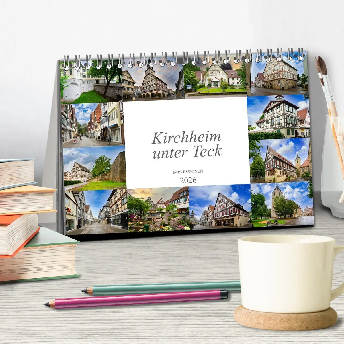 Bild: 9783457603437 | Kirchheim unter Teck Impressionen (Tischkalender 2026 DIN A5 quer),...