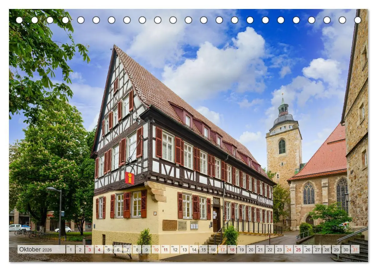 Bild: 9783457603437 | Kirchheim unter Teck Impressionen (Tischkalender 2026 DIN A5 quer),...