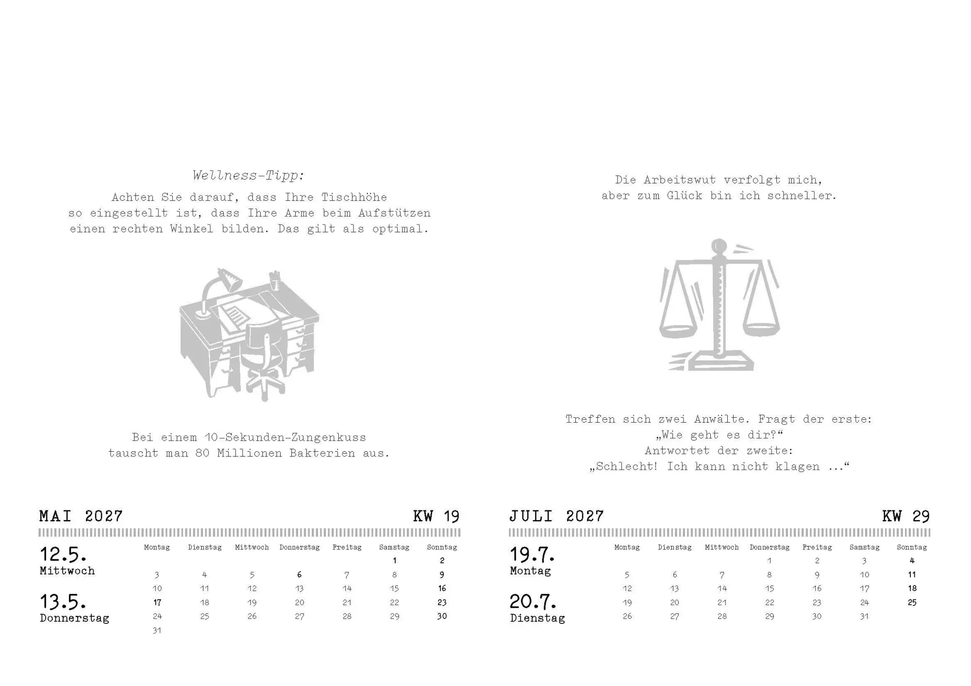 Bild: 9783809453437 | Der Bürokalender 2027. My home is my office | Gerald Drews | Kalender