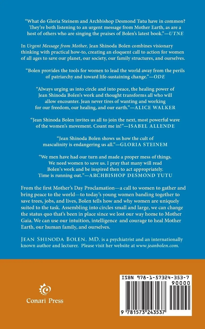 Rückseite: 9781573243537 | Urgent Message from Mother | Jean Shinoda Bolen | Taschenbuch | 2008