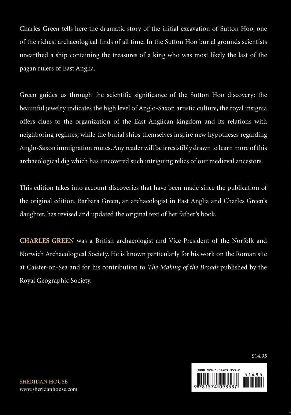 Rückseite: 9781574093537 | Sutton Hoo | The Excavation of a Royal Ship-Burial | Charles Green