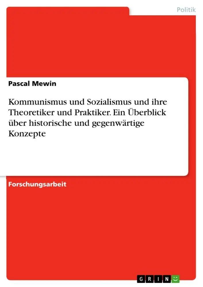 Cover: 9783346403537 | Kommunismus und Sozialismus und ihre Theoretiker und Praktiker. Ein...