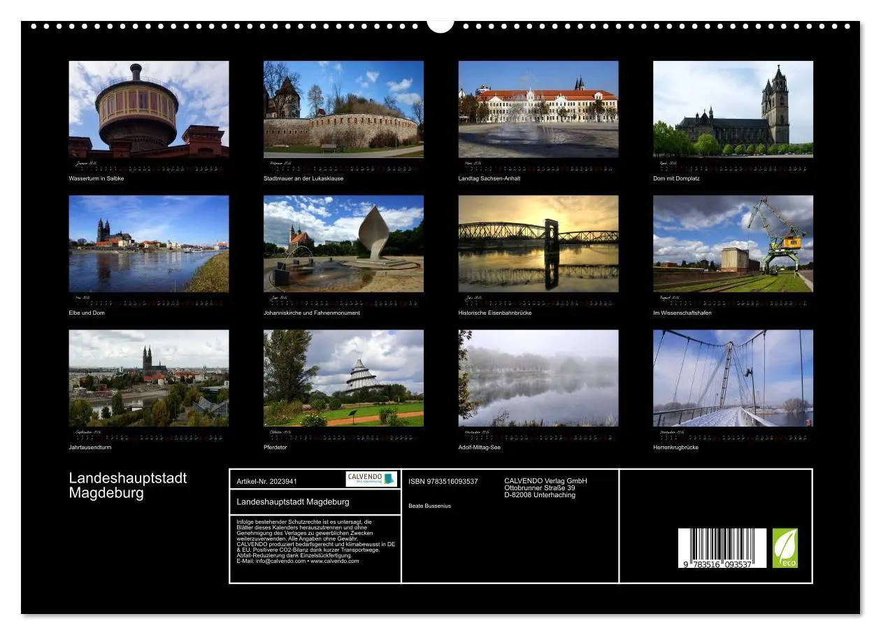 Bild: 9783516093537 | Landeshauptstadt Magdeburg (hochwertiger Premium Wandkalender 2026...