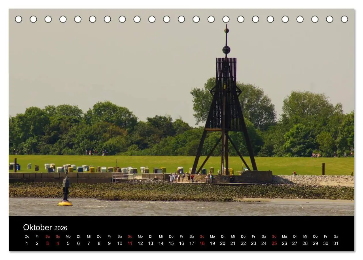 Bild: 9783516163537 | Cuxhaven an der Nordsee (Tischkalender 2026 DIN A5 quer), CALVENDO...