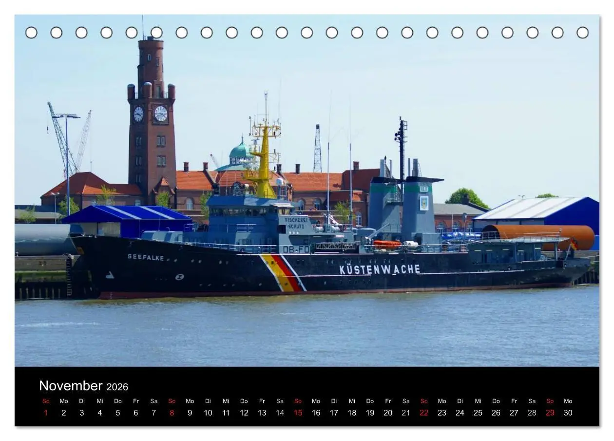 Bild: 9783516163537 | Cuxhaven an der Nordsee (Tischkalender 2026 DIN A5 quer), CALVENDO...